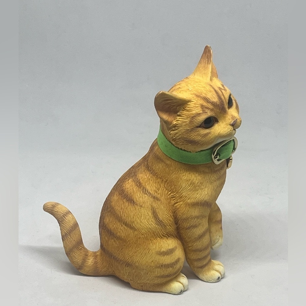 LENOX Charming KITTY Figurine with Green Collar GOLD MOUSE CHRAM. - Picture 4 of 6